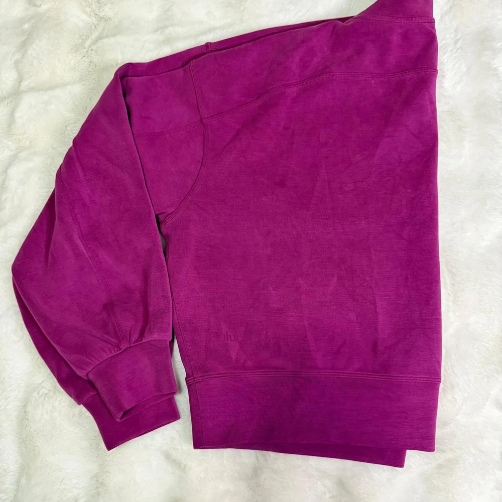 lululemon athletica Vibrant Purple Crew Neck Sweater - Picture 2 of 3